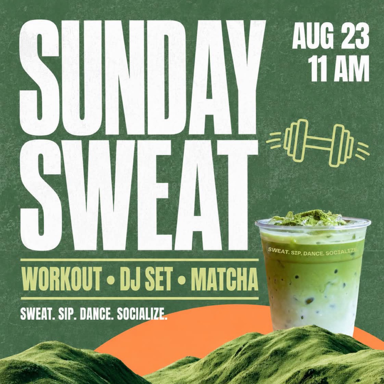 SUNDAY SWEAT / Workout + DJ Set + Matcha @Golden Gate Park